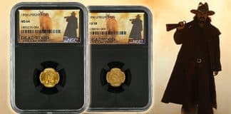 "Deadwood Collection" of Upright 5 Gold Dollars Comes to Market