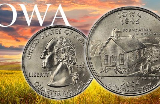 United States 2004 Iowa Statehood Quarter