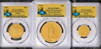 All-Time #1 Koessl Matte Proof Gold Set on Display at ANA World’s Fair of Money