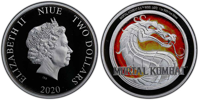 2021 Fiji Colorized Street Fighter II Vega Silver Coin (BU)