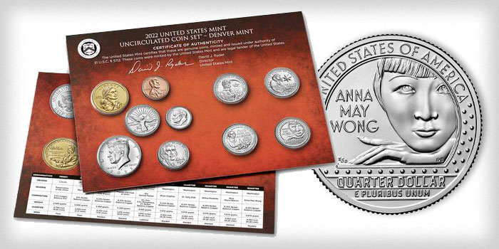 2022 United States Mint Uncirculated Coin Set Available July 12