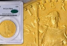 Rare Proof 66 1913 Saint-Gaudens Double Eagle at GreatCollections
