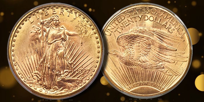 1927-D Double Eagle Sells for Record $4.44 Million at Heritage US Coins Auction