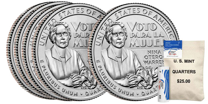 US Mint to Begin Shipping 4th American Women Quarters Aug. 15