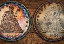 All-Time #1 Set of Seated Quarters on Display at ANA World’s Fair