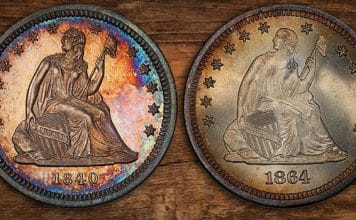 All-Time #1 Set of Seated Quarters on Display at ANA World’s Fair