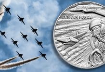 U.S. Air Force 1oz Silver Medal Takes Flight August 16