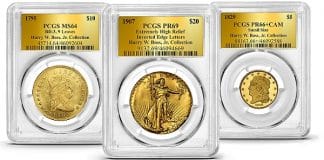 PCGS Certifies Coins From Legendary Harry W. Bass Collection