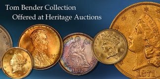 Tom Bender’s Collection, Featuring Elite Troves of Carson City Coins, Indian and Lincoln Cents, Offered at Heritage Auctions August 22-28