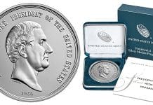 Millard Fillmore Presidential Silver Medal Available August 15