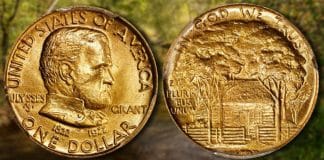United States 1922 Grant Centennial Commemorative Gold Dollar