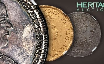 World Coin Treasures in August 25-28 Heritage Platinum Session