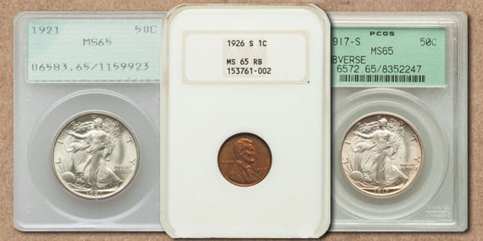 Focus on Coins in Early Holders in Heritage Sept. 6 Showcase