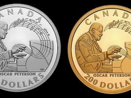 Canada Honors Jazz Pianist Oscar Peterson on New $1 Coin