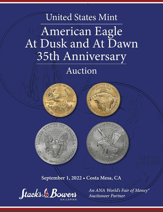 Last Type 1, First Type 2 American Silver Eagles Struck Offered by Stack's Bowers