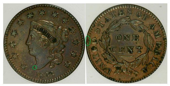 The Expanded Family of Counterfeit Large Cents Based on the 1833 N-5 Variety