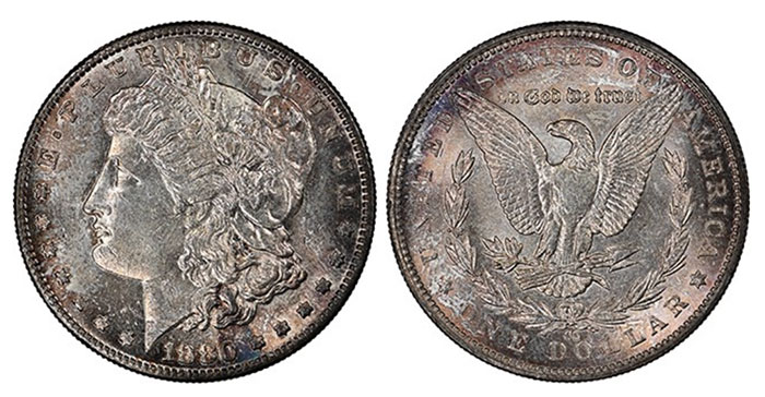Counterfeit Coin Detection: 1880-CC Morgan Dollar