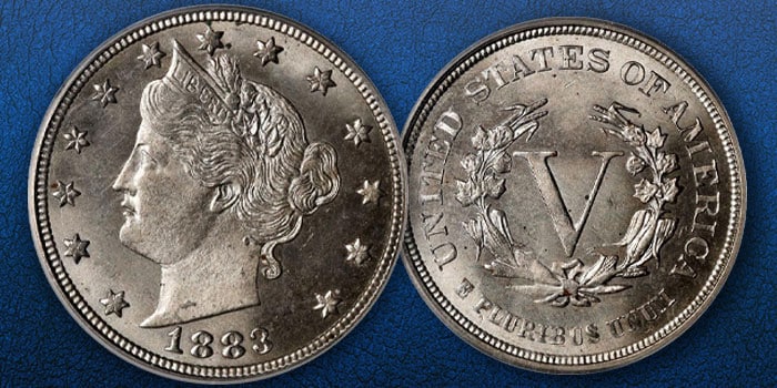 United States 1883 Without Cents Nickel