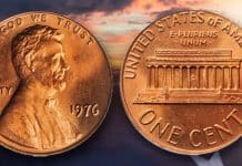United States 1976 Lincoln Memorial Cent