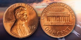 United States 1976 Lincoln Memorial Cent
