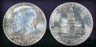 United States 1976-D Bicentennial Kennedy Half Dollar