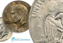 Gem Proof Barber Quarters, Ike Dollars Offered by David Lawrence Rare Coins