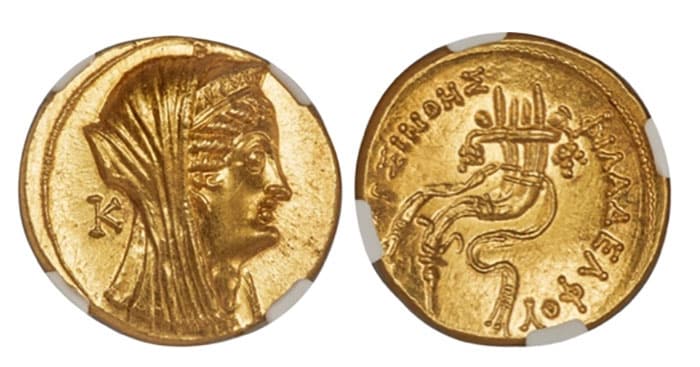 Fünf antike Goldmünzen und die Geschichten, die sie erzählen