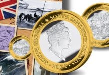 James Caird on New Heroic Age of Antarctic Exploration £2 Coin