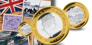 James Caird on New Heroic Age of Antarctic Exploration £2 Coin