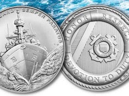 U.S. Coast Guard 1oz Silver Medal Available September 26