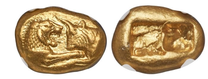 Fünf antike Goldmünzen und die Geschichten, die sie erzählen