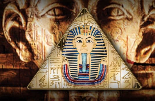 Pyramid Shaped Coin Celebrates Discovery of King Tut's Tomb