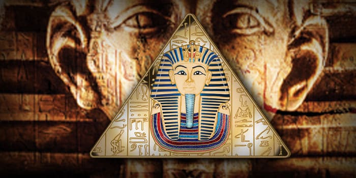 Pyramid Shaped Coin Celebrates Discovery of King Tut's Tomb