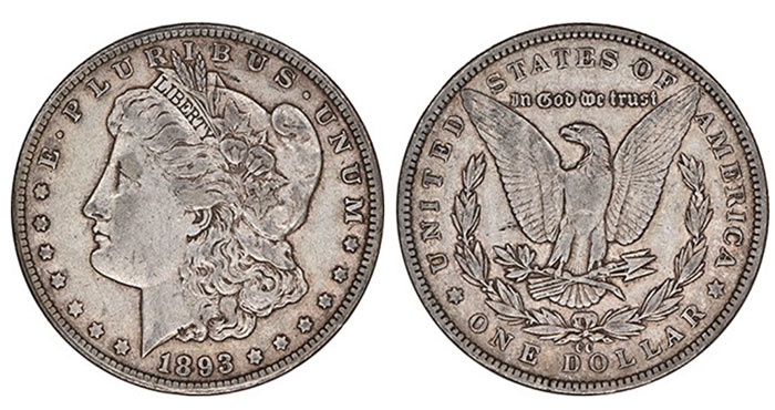 NGC Counterfeit Coin Detection: Altered 1893 Morgan Dollar