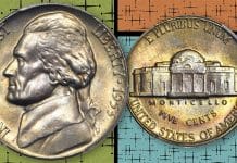 United States 1953-D Jefferson Nickel