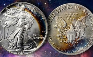 United States 1987 American Silver Eagle Bullion Coin