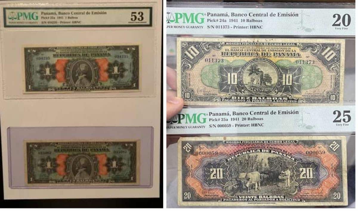 Panama Notes Stolen - Numismatic Crime Information Center (NCIC)