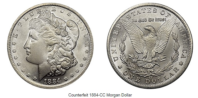 NGC Counterfeit Detection: 1884-CC Morgan Dollar