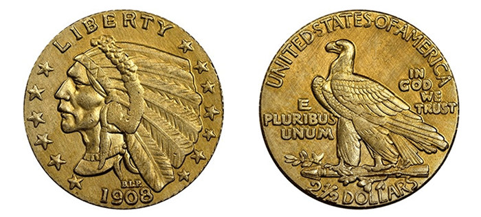 NGC Counterfeit Detection: 1908 Quarter Eagle