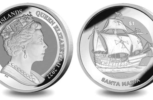 New Bullion Coins From British Virgin Islands Feature Santa Maria
