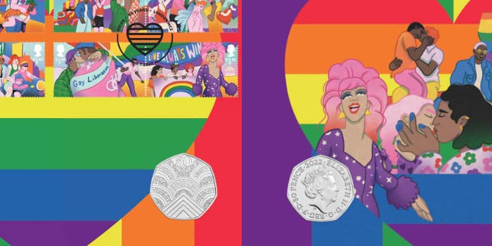 Royal Mint Releases 50 Years of UK Pride 50p Into Circulation
