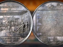 Unique Declaration of Independence Medal Leads Record $4.27 Million Sedwick Auction