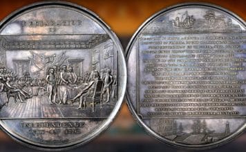 Unique Declaration of Independence Medal Leads Record $4.27 Million Sedwick Auction