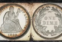 1860 Liberty Seated Dime. Image: Stack's Bowers / CoinWeek.