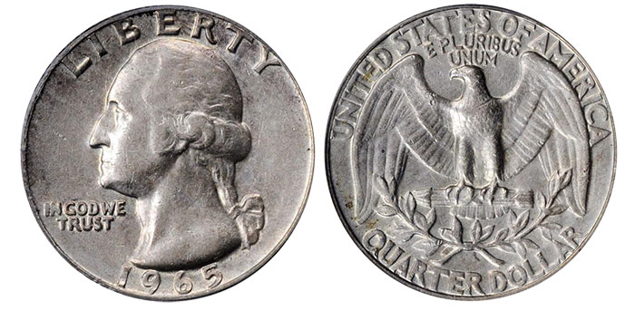 Post 1964 Off Metal Error Coins