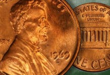 Red Gem 1969-S Doubled Die Lincoln Cent Offered by GreatCollections