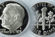 United States 1979-S Roosevelt Dime Proof