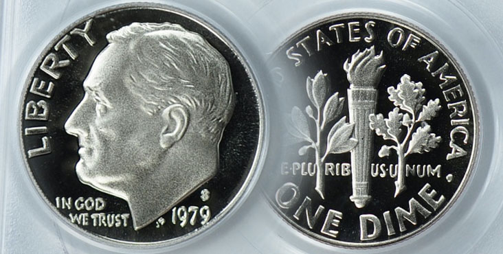 United States 1979-S Roosevelt Dime Proof