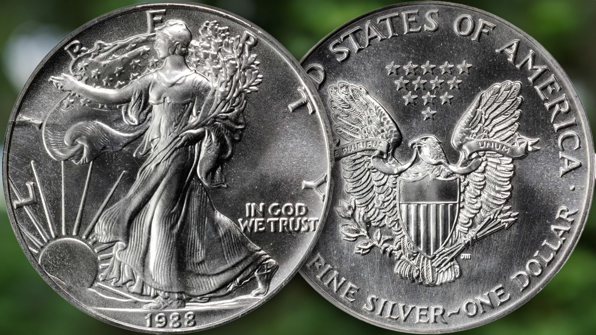 1988 American Silver Eagle. Image: CoinWeek.