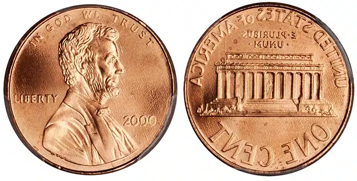 This 2000 Cheerios Lincoln Cent sold for $3,600 at auction. Image: Stack's Bowers.